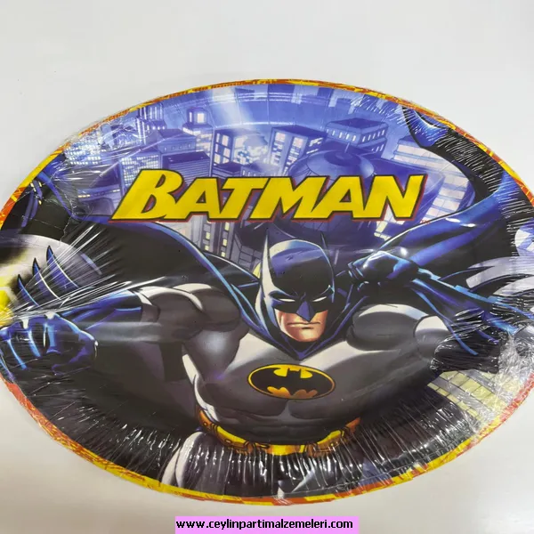Batman Temalı Karton Tabak
